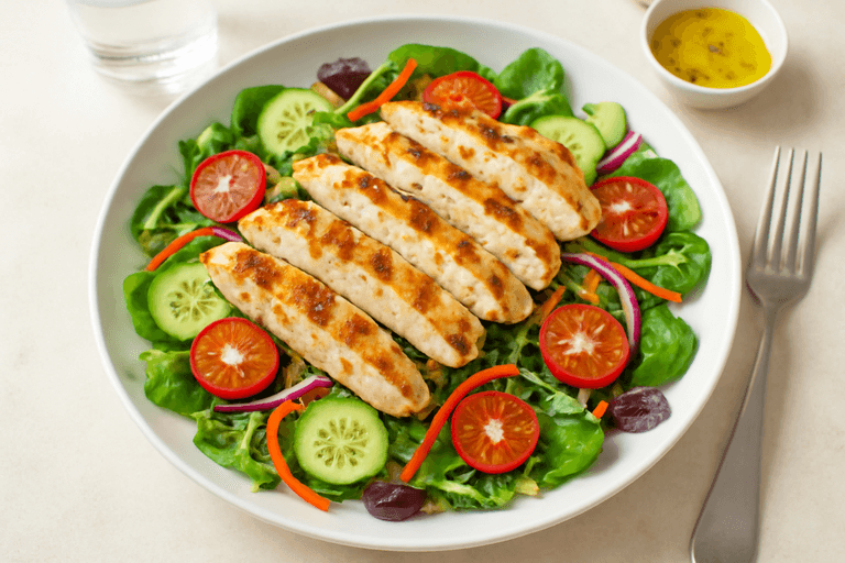 Ensalada de Pollo Clásica Baja en Calorías