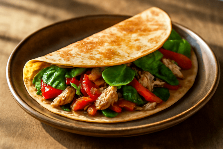 Tortilla Clásica de Verduras y Pollo Fit