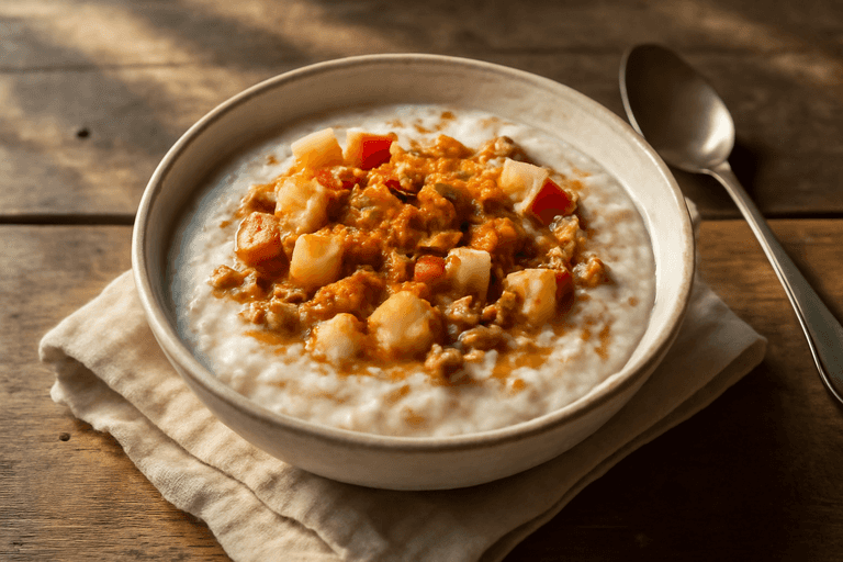 Krachtige Havermout met Appel en Walnoot