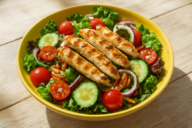 Insalata di Pollo Mediterranea Leggera