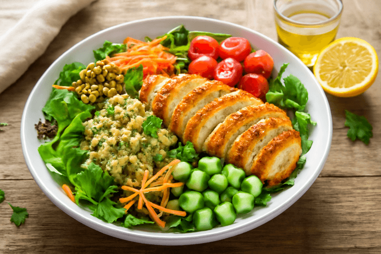 Energie Boostende Gegrilde Kip Quinoasalade