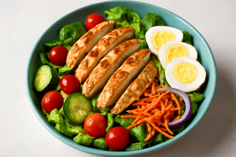 Ensalada de Pollo Clásica y Ligera