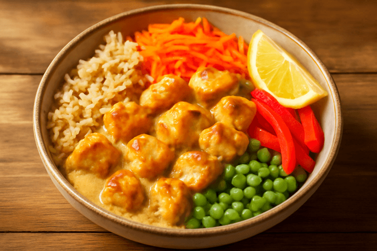 Bowl Energético de Pollo y Arroz Clásico