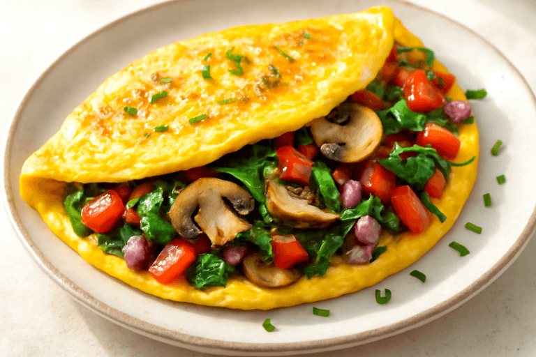 Eiwitrijke Groente Omelet