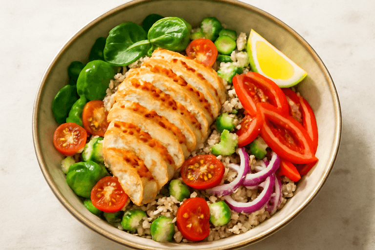 Energizing Grilled Chicken & Quinoa Salad