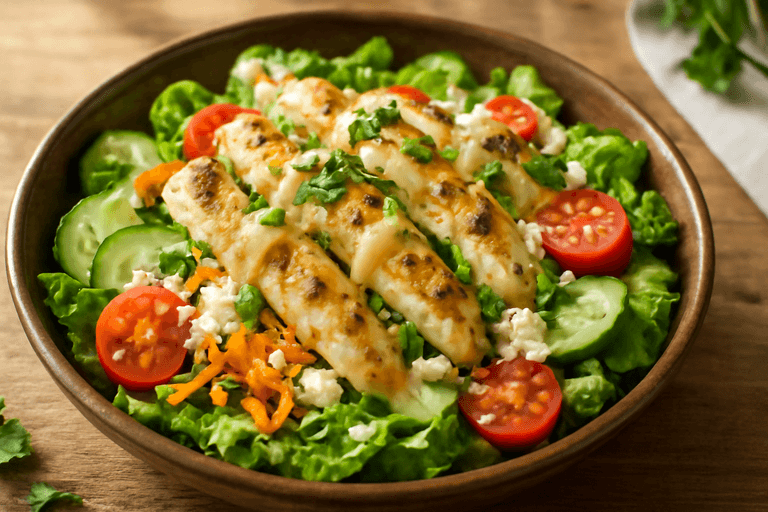 Salade de Poulet Légère et Croquante