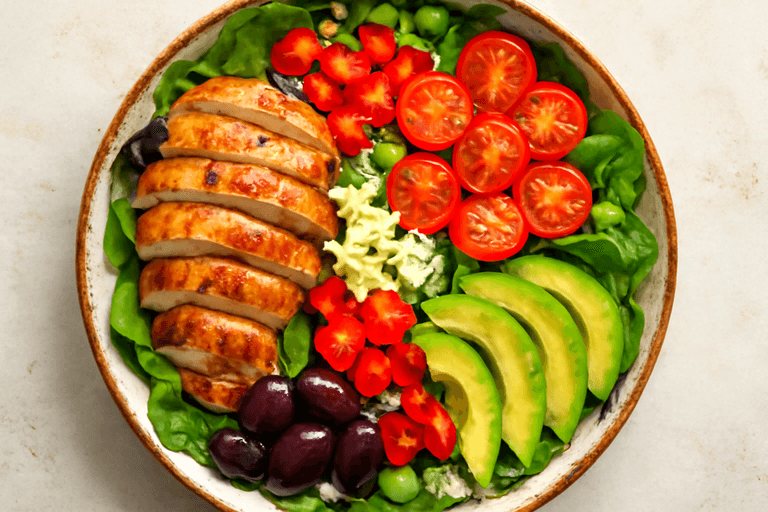 Energizing Mediterranean Chicken Salad Bowl