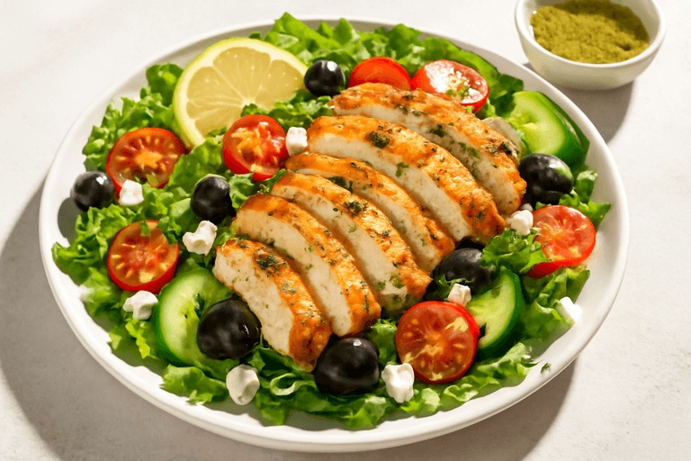 Mediterranean Grilled Chicken Salad