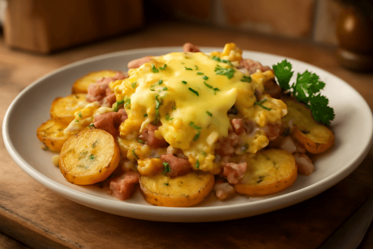 Proteinreiches Bauernfrühstück