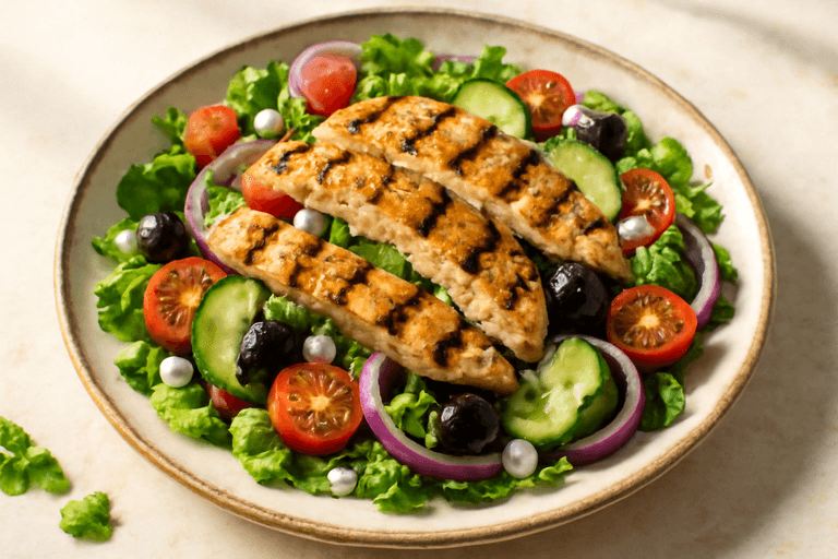 Kyllingsalat med Gresk Vri