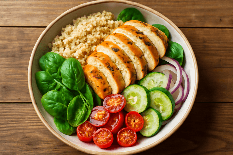 Energizing Grilled Chicken & Quinoa Bowl
