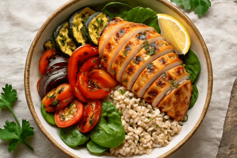 Grilled Chicken & Vegetable Power Bowl