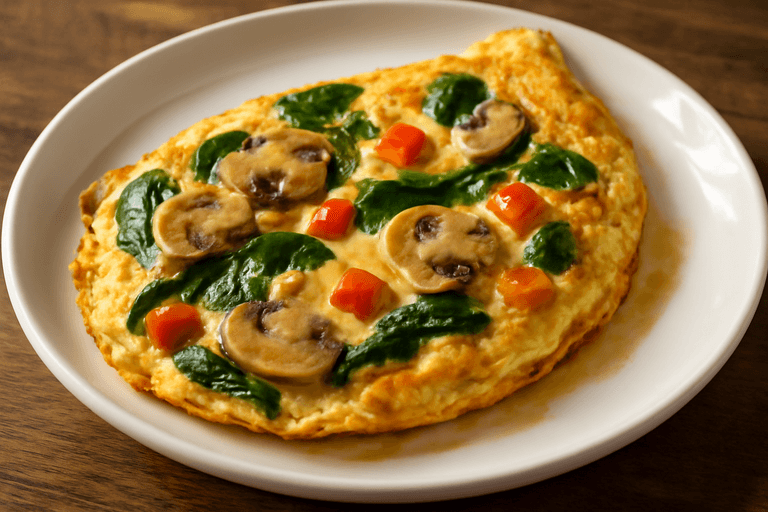 Proteinrik klassisk frukostomelett