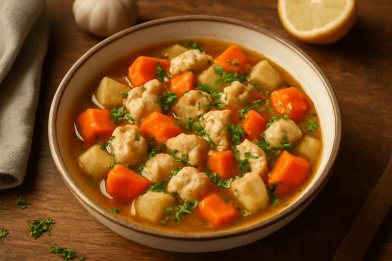 Lätt Kycklinggryta med Rotfrukter