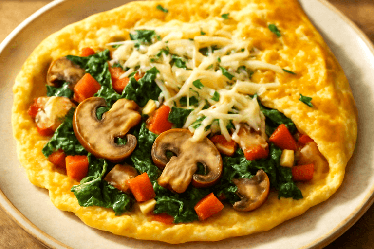Energieboost Omelet met Groenten