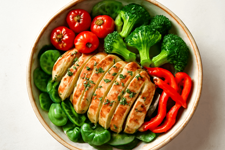 Fresh Grilled Chicken & Veggie Bowl