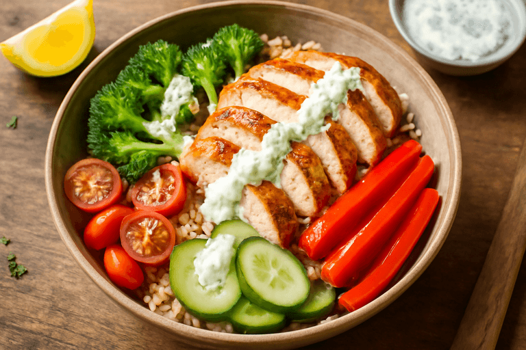 Grilled Chicken & Veggie Power Bowl