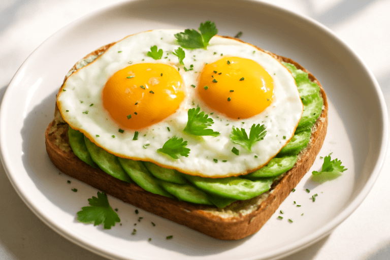 Mic Dejun Clasic cu Ouă și Avocado