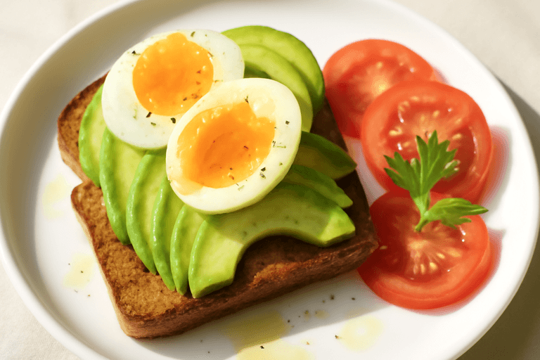 Mic dejun clasic energizant cu ou și avocado