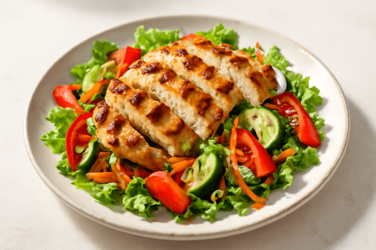 Salade de Poulet Grillé aux Légumes Croquants
