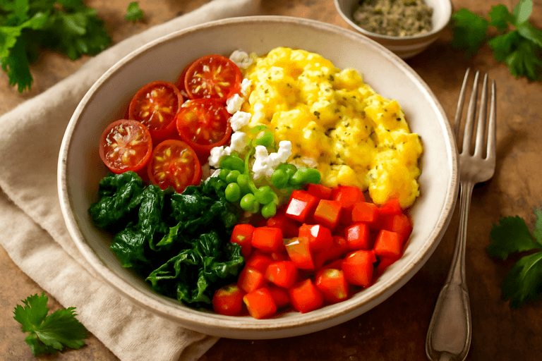 Energieboostende Griekse Omelet Bowl