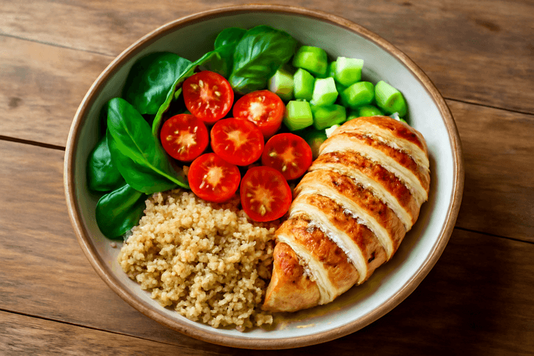 Grilled Chicken & Quinoa Power Bowl