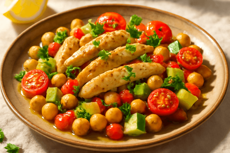 Petto e Legumi alla Mediterranea