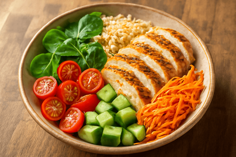 Grilled Chicken & Quinoa Power Bowl
