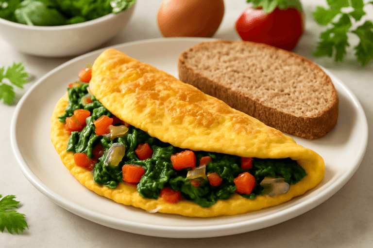 Eiwitrijke Omelet Met Groenten