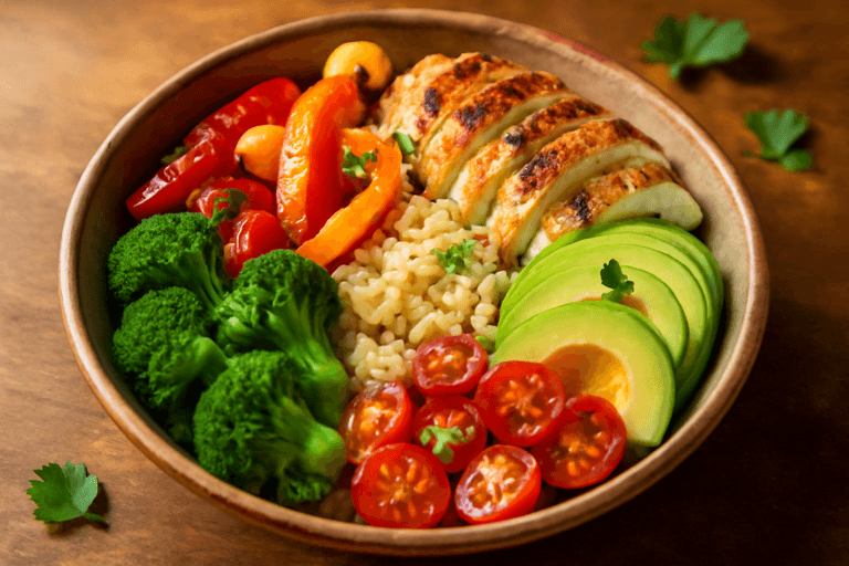 Grilled Chicken & Veggie Power Bowl