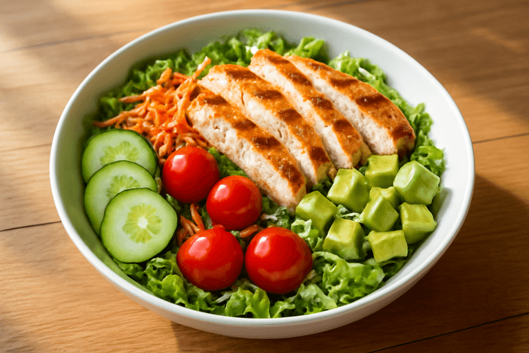 Ensalada de Pollo Clásica y Saciadora