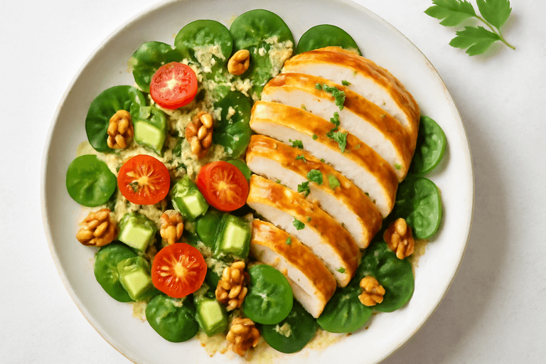 Energie Boost Salade met Gegrilde Kip en Quinoa