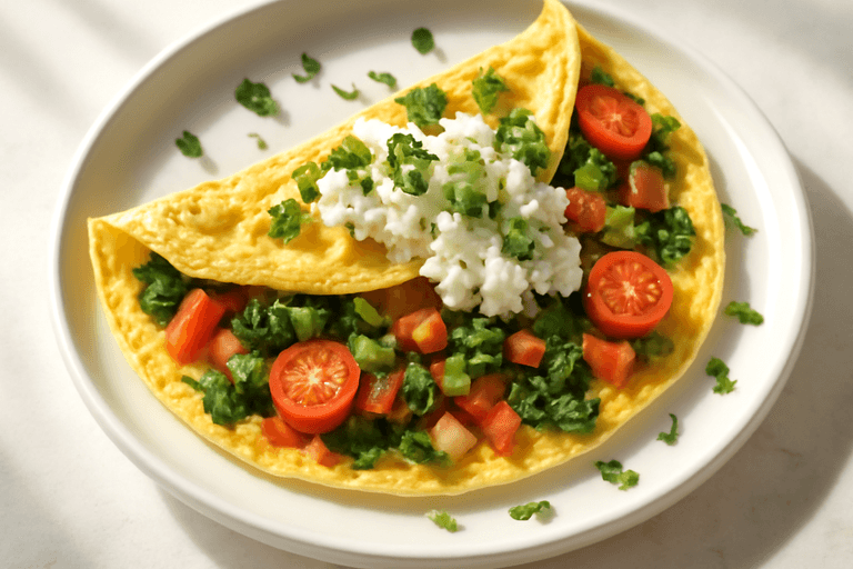 Energizing Veggie-Loaded Omelette