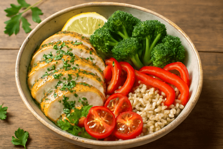 Energizing Lemon Herb Chicken Bowl