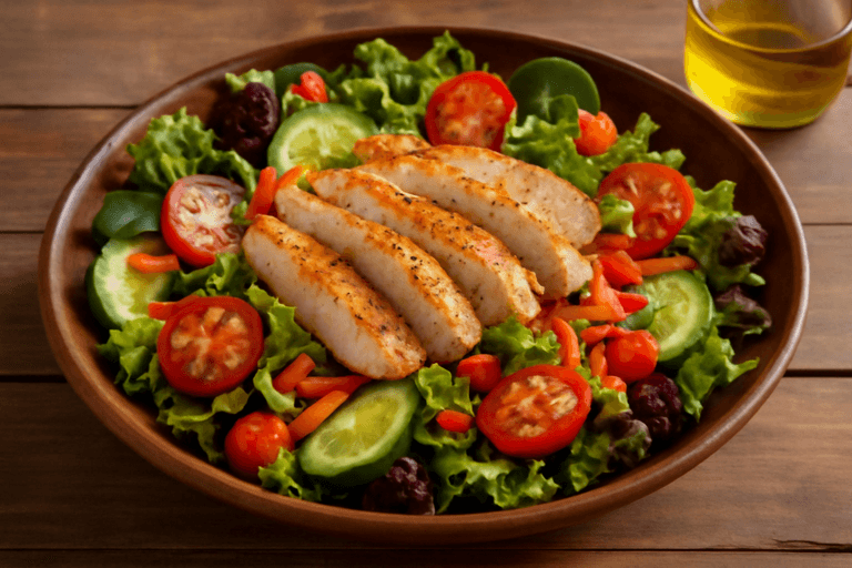 Ensalada de Pollo y Vegetales Clásica