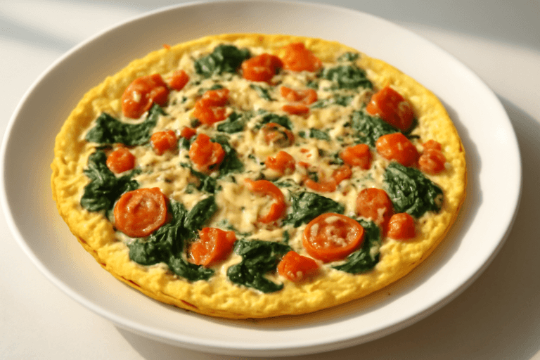 Krachtige Groente Omelet Ontbijt