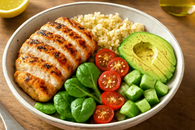 Grilled Chicken & Quinoa Power Bowl