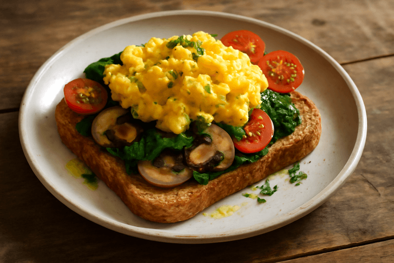Bol Petit-Déjeuner Vitalité aux Œufs et Légumes