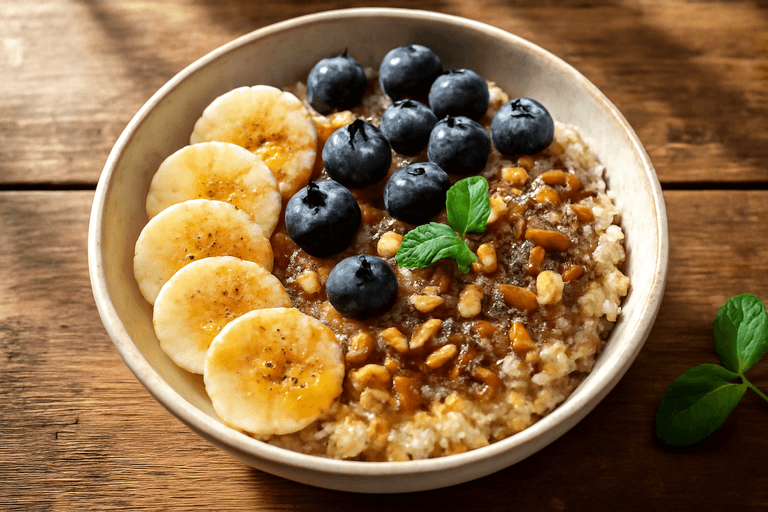 Veganer Power-Quinoa-Bowl zum Frühstück