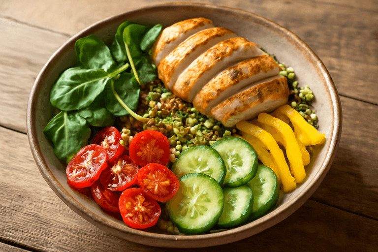 Grilled Chicken & Quinoa Power Bowl