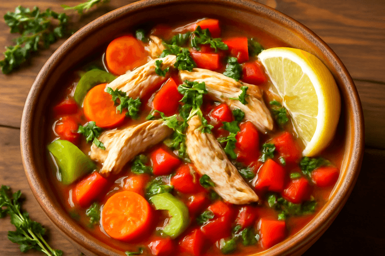 Lätt Kycklinggryta med Grönsaker