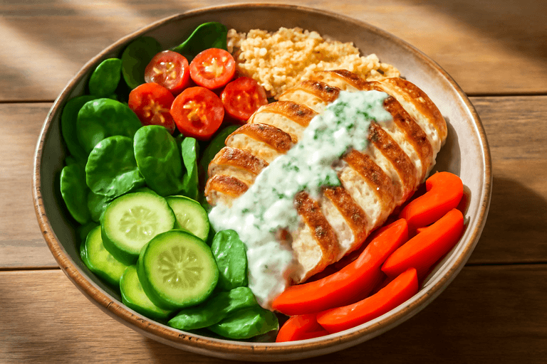 Grilled Chicken & Quinoa Power Bowl