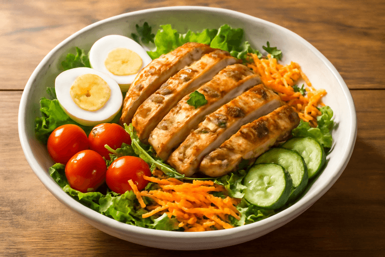 Ensalada de Pollo Clásica y Liviana