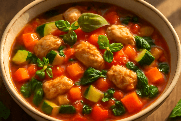 Lätt Kycklinggryta med Grönsaker