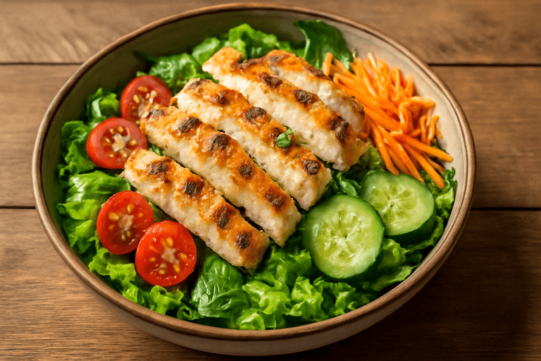 Ensalada de Pollo Clásica y Ligera