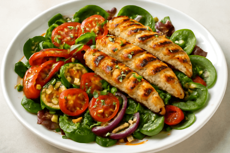 Energieboost Kipsalade met Geroosterde Groenten