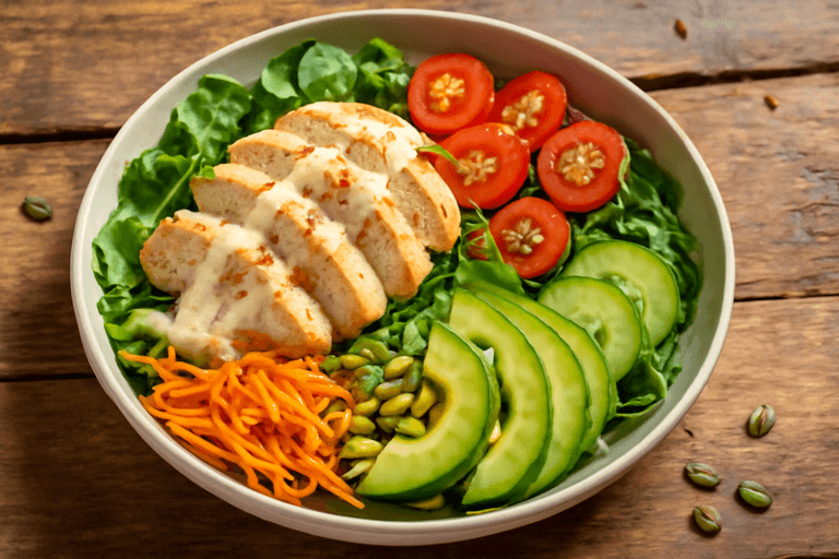 Lean Chicken & Veggie Power Bowl