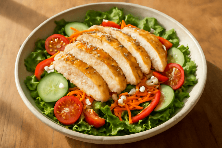 Χορταστική Κοτοσαλάτα με Κλασικά Υλικά