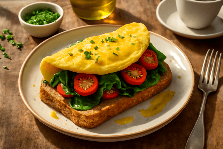 Klassiek Omelet Ontbijtboost