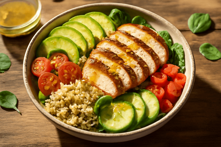 Klassieke kip-quinoa salade voor energieboost